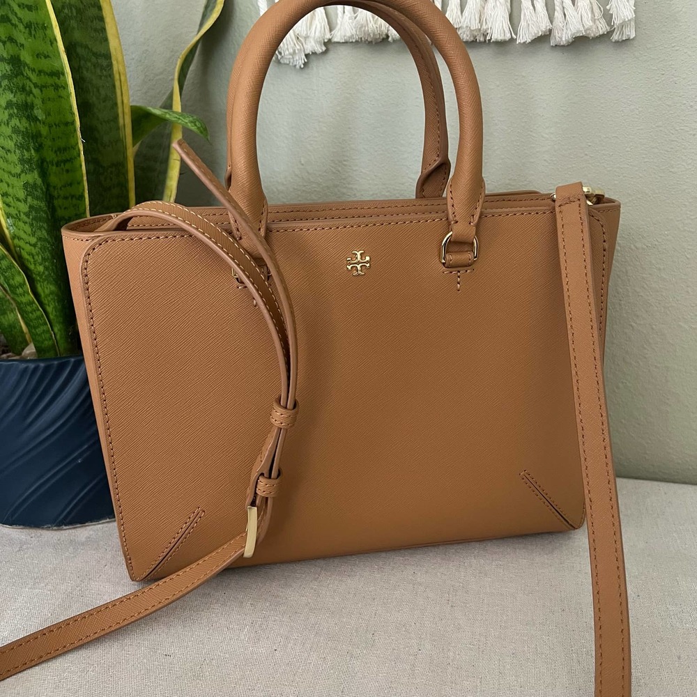 TORY BURCH Emerson Large Double Zip Tote EUC